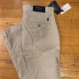 Ralph Lauren Tan Chinos Classic Cotton Twill